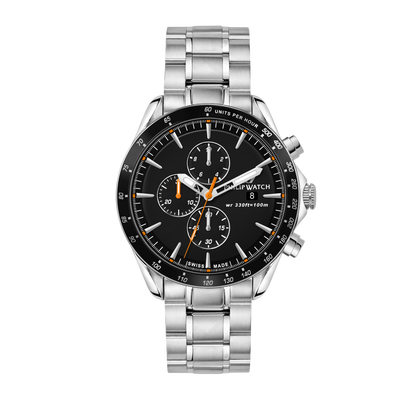 Philip Watch Swiss Made Blaze Black 44mm Chronograph