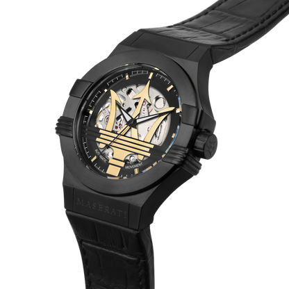 Maserati Potenza 42mm Gold Watch