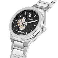 Load image into Gallery viewer, Maserati Stile Open Heart 45mm Silver Watch