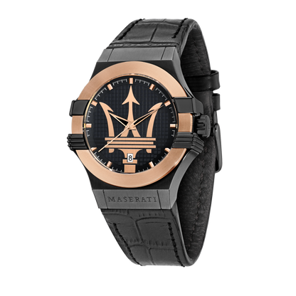 Maserati Potenza 42mm Gold Watch