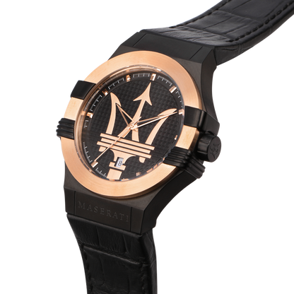 Maserati Potenza 42mm Gold Watch