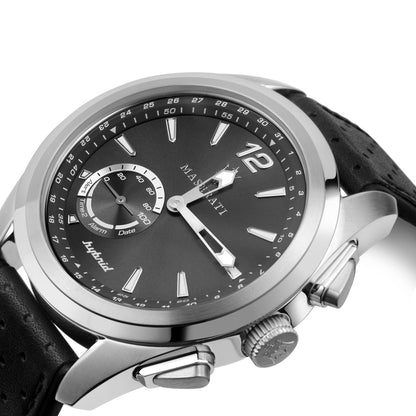 Maserati Traguardo Hybrid Black Smartwatch