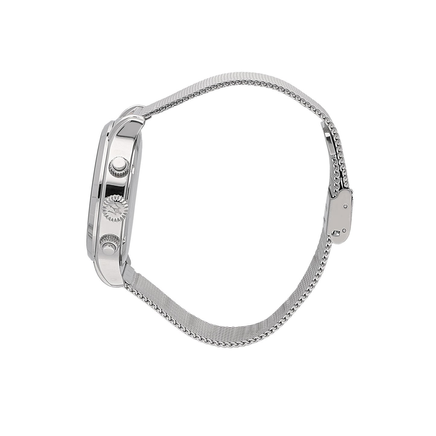 Maserati Epoca 42mm Blue Dial SIlver Mesh Watch