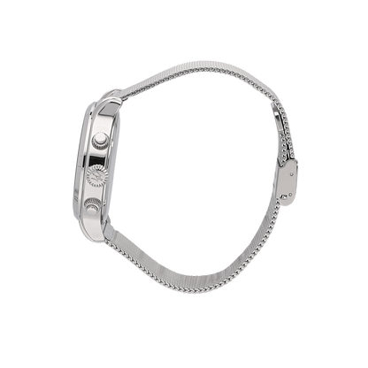 Maserati Epoca 42mm Blue Dial SIlver Mesh Watch