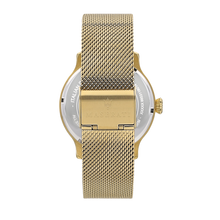 Load image into Gallery viewer, Maserati Epoca 42mm Blue Dial Gold Mesh Watch