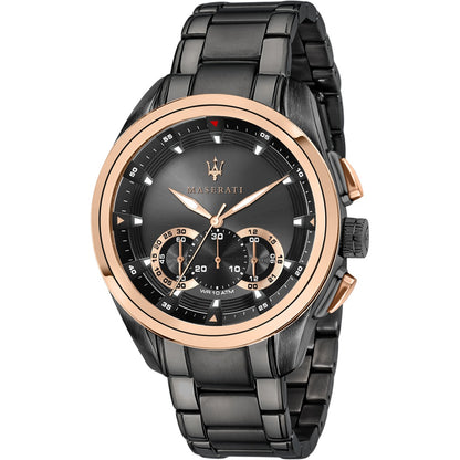 Maserati Traguardo 45mm Gun Metal Watch