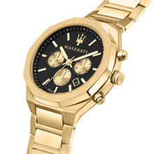 Load image into Gallery viewer, Maserati Stile Gold Chronograph Watch