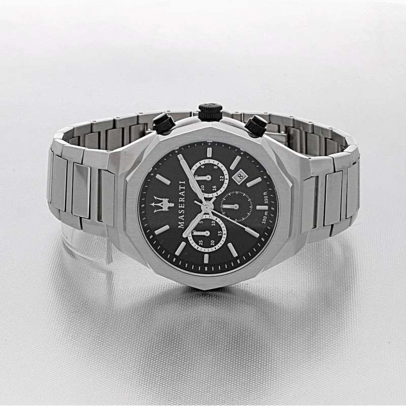 Maserati Stile Silver Chronograph
