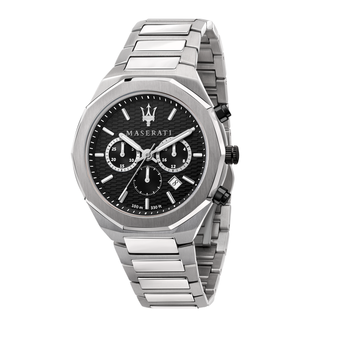 Maserati Stile Silver Chronograph