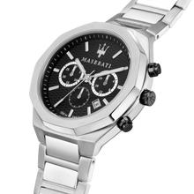 Load image into Gallery viewer, Maserati Stile Silver Chronograph