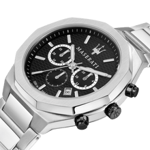 Load image into Gallery viewer, Maserati Stile Silver Chronograph