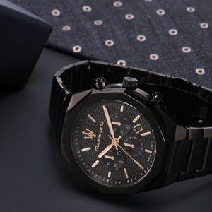 Maserati Stile 45MM Black Watch