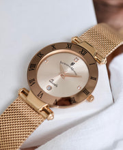 Load image into Gallery viewer, JDM Coupole Rose Gold Mesh Watch