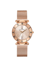 Load image into Gallery viewer, JDM Coupole Rose Gold Mesh Watch