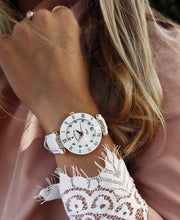 Load image into Gallery viewer, JDM Coupole Fashion Gold White Watch