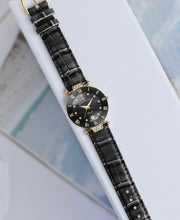 Load image into Gallery viewer, JDM Coupole Fashion Gold Black Watch