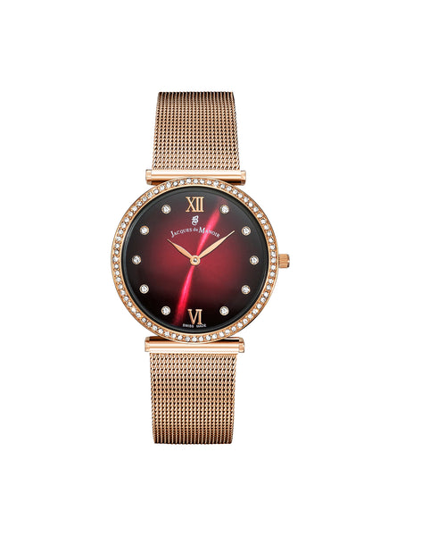 JDM Cocktail Rose Gold Burgundy Watch