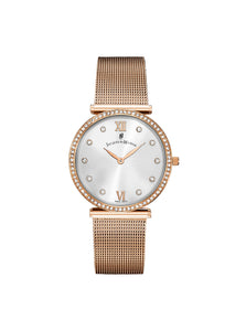 JDM Cocktail Rose Gold Mesh Watch