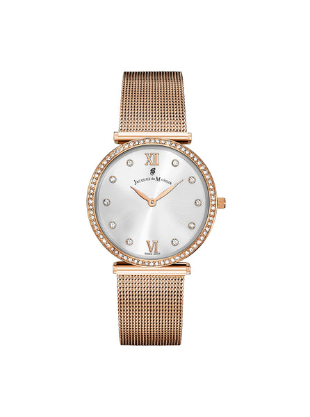 JDM Cocktail Rose Gold Mesh Watch