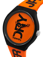 Load image into Gallery viewer, Superdry Orange Dial Orange Silicone Strap Watch