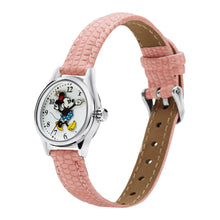 Load image into Gallery viewer, Disney Petite Minnie Croco Pink Watch