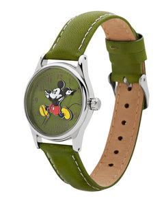 Disney Running Mickey Green Watch