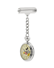 Load image into Gallery viewer, Disney Mickey Silver Nurse&#39;s Watch