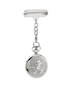 Disney Mickey Silver Nurse's Watch