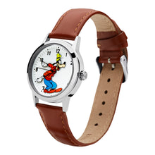 Load image into Gallery viewer, Disney Bold Goofy 35mm Brown Watch