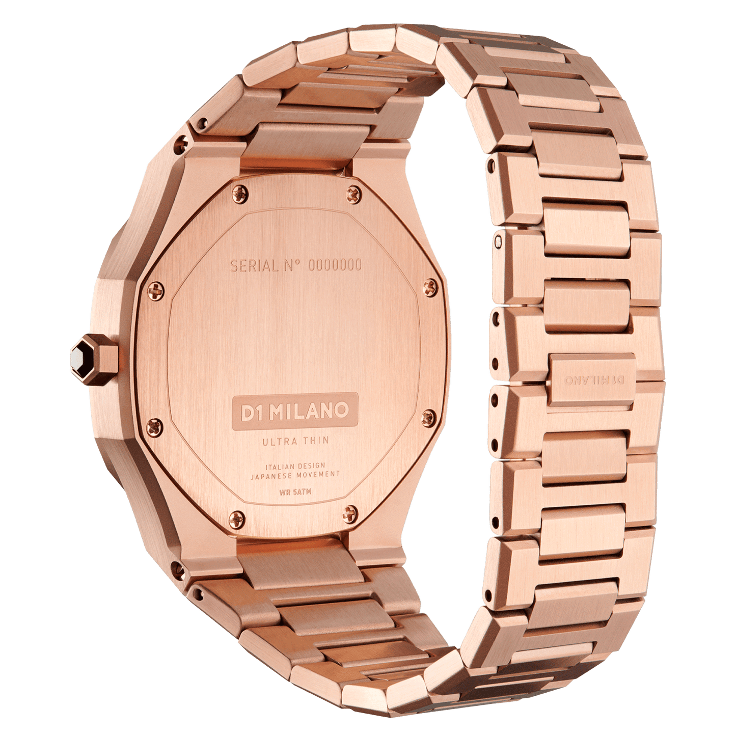 D1 Milano Ultra Slim 34mm Rose Cloud Watch