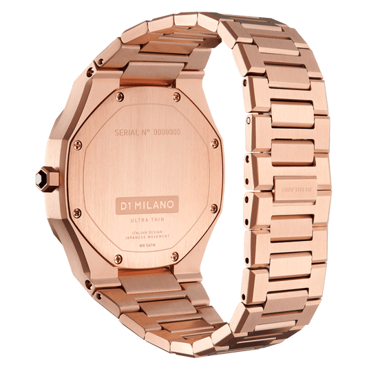 D1 Milano Ultra Slim 34mm Rose Cloud Watch
