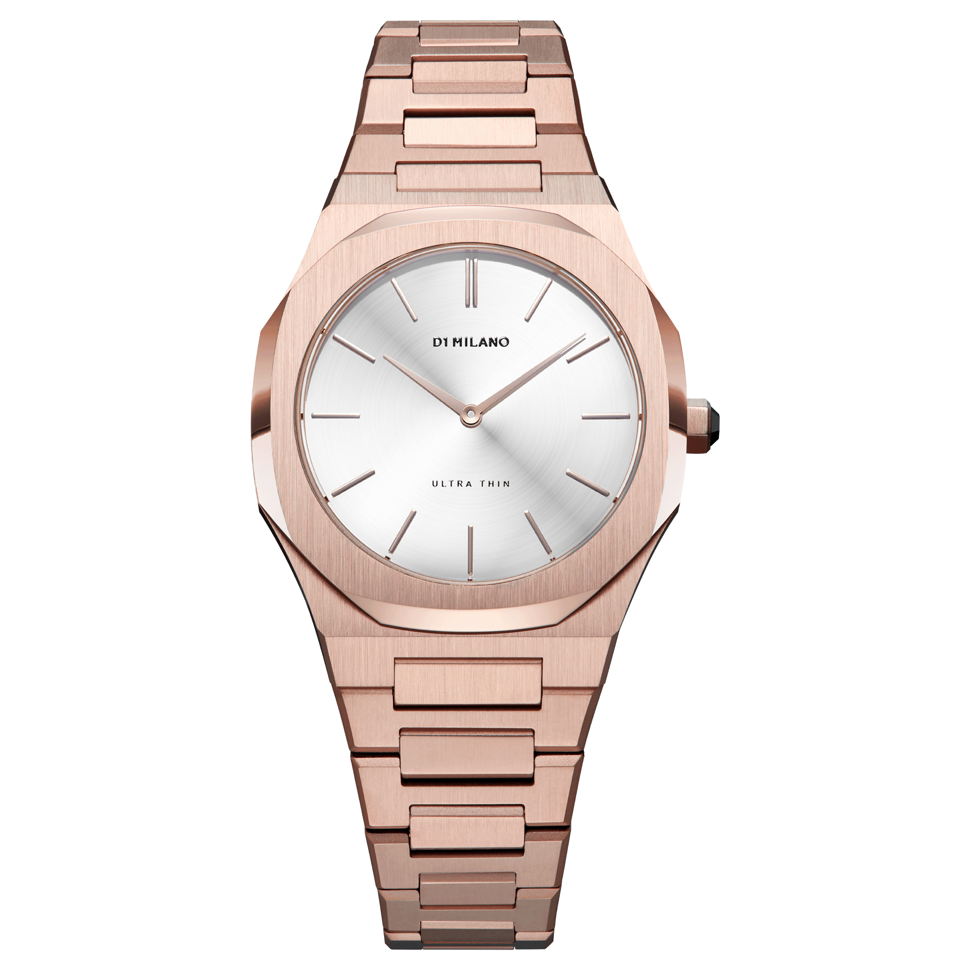 D1 Milano - Ultra Thin 34 Onix, featuring rose gold case