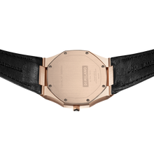 Load image into Gallery viewer, D1 Milano Ultra Slim 40mm Rose Gold Leather Watch