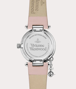 Vivienne Westwood Orb Pastelle Watch Pale Pink Silver