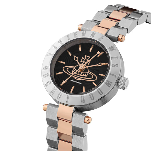 Vivienne Westwood Westbourne Orb Watch Black Dial