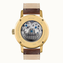 Load image into Gallery viewer, Ingersoll The Jazz Gold Automatic Brown Leather Watch