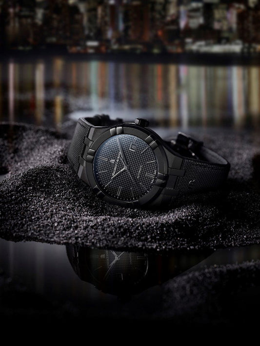 Maurice Lacroix AIKON Black Clou De Paris Watch