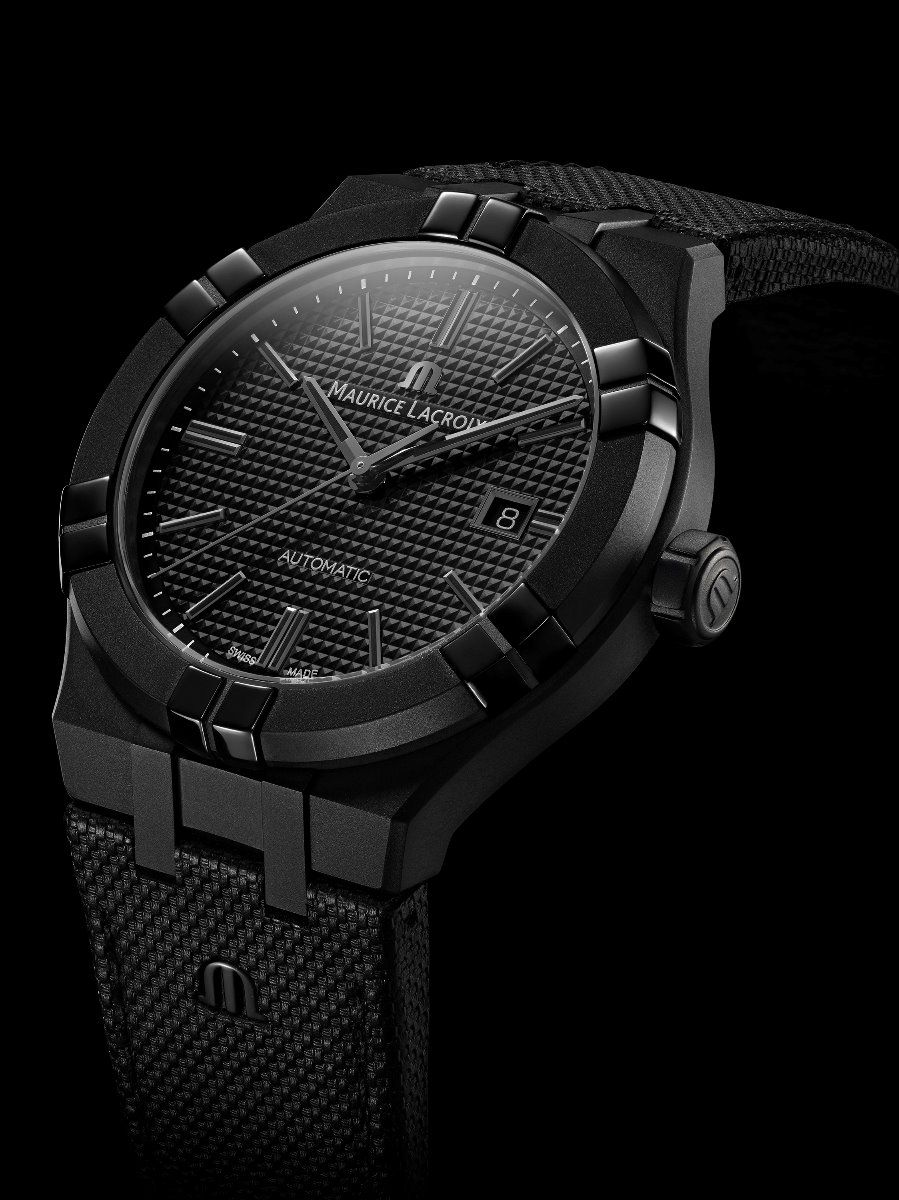 Maurice Lacroix AIKON Black Clou De Paris Watch