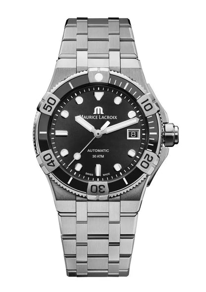 Maurice Lacroix Swiss-made Aikon Venturer 38mm Black/Steel Watch