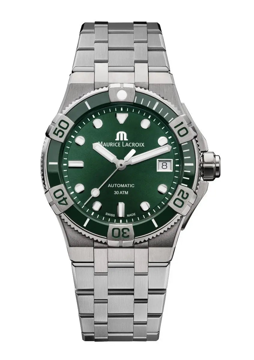 Maurice Lacroix Swiss-Made Aikon Venturer 38mm Green/Steel Watch