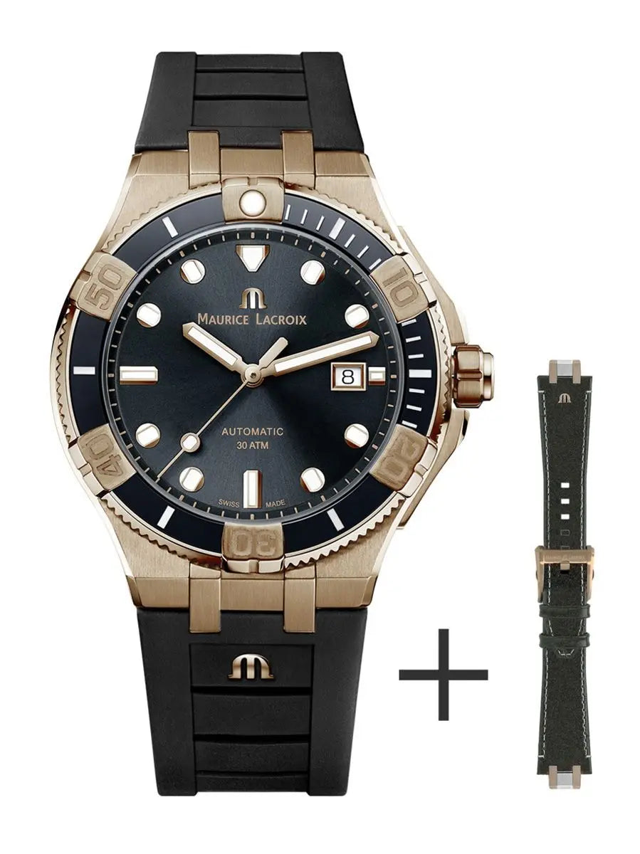 Maurice Lacroix Swiss Made Aikon Venturer 43mm Bronze/Black Watch