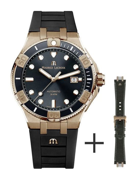 Maurice Lacroix Swiss Made Aikon Venturer 43mm Bronze/Black Watch