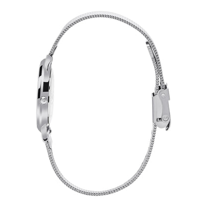 Rose & Coy You had me at hello 30mm Silver | Mesh Strap Watch