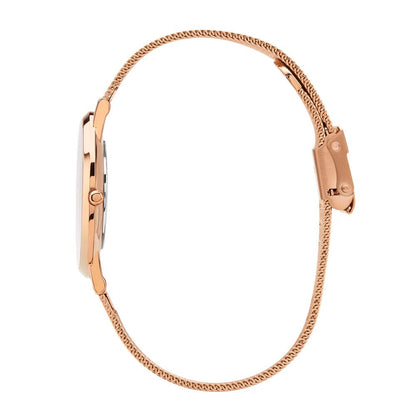 Rose & Coy Mini Pinnacle Ultra Slim 34mm Rose Gold | Mesh Strap Watch