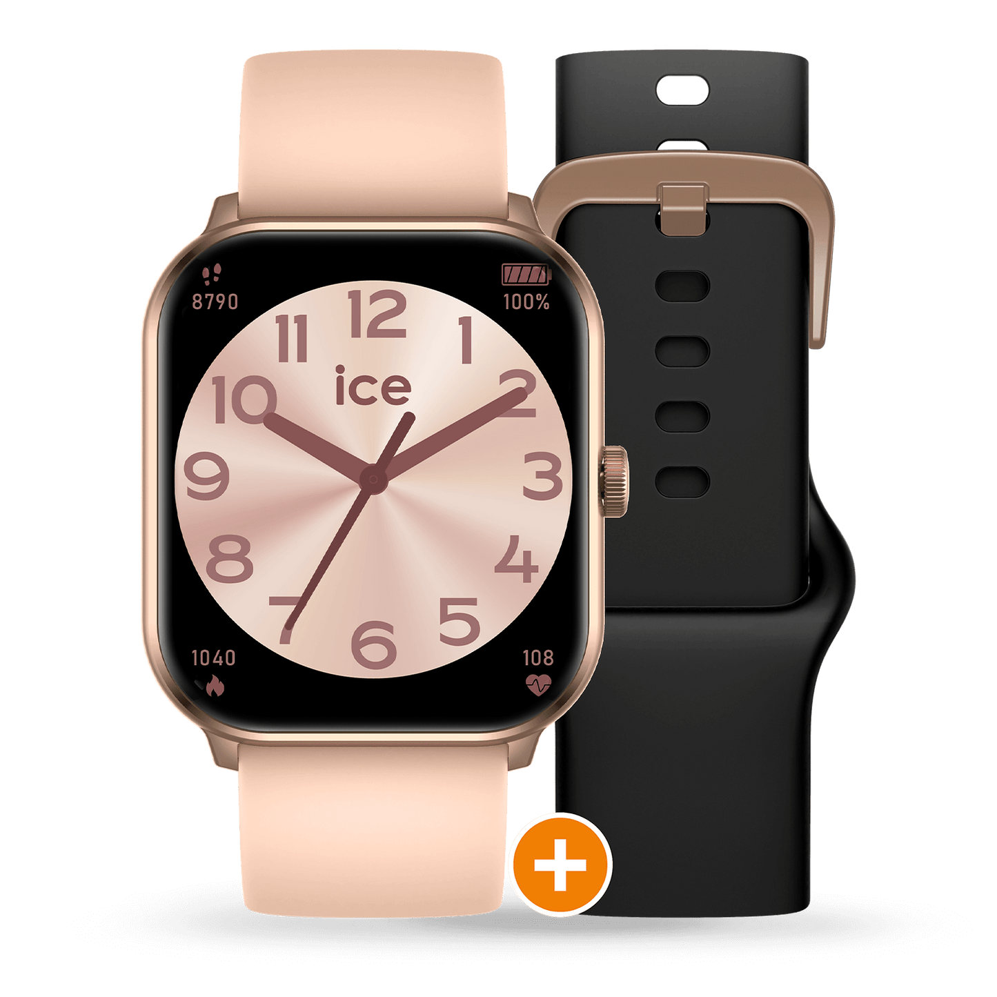 ICE smart one - Rose-Gold Nude Black