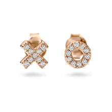 Load image into Gallery viewer, KISS HUG ROSE GOLD STUD