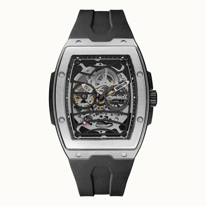 Ingersoll The Challenger Automatic Silver and Black Watch