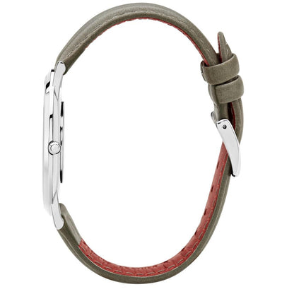 Rose & Coy Pinnacle Ultra Slim 40mm Silver | Sage Leather Watch
