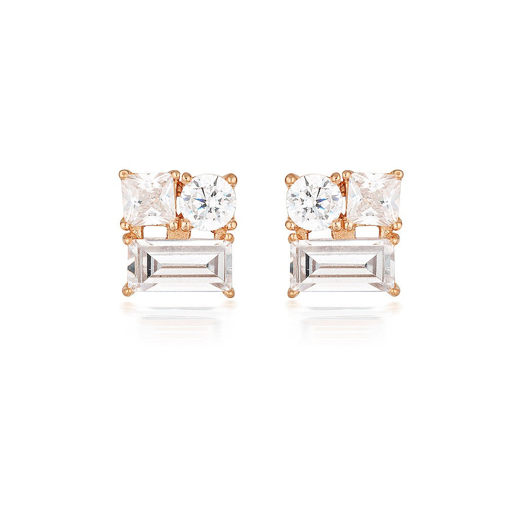 THE ROSE GOLD STUD EARRING