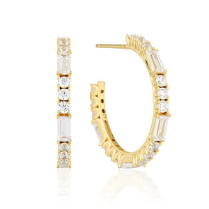 IRINA MEDIUM GOLD HOOP